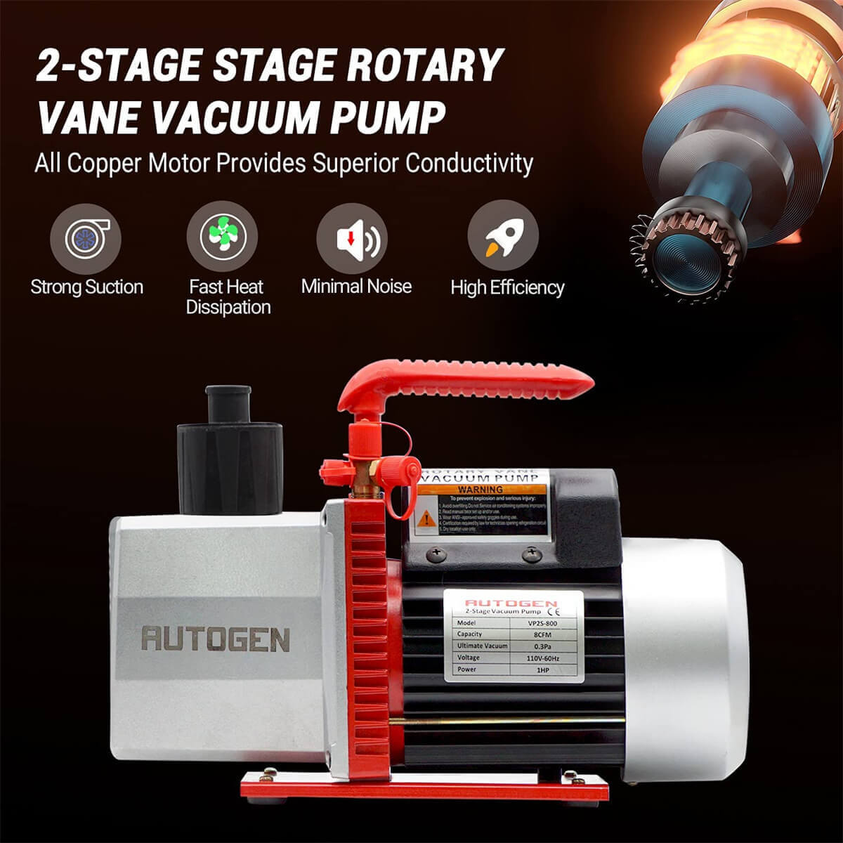 Rotary Vane Vacuum Pump